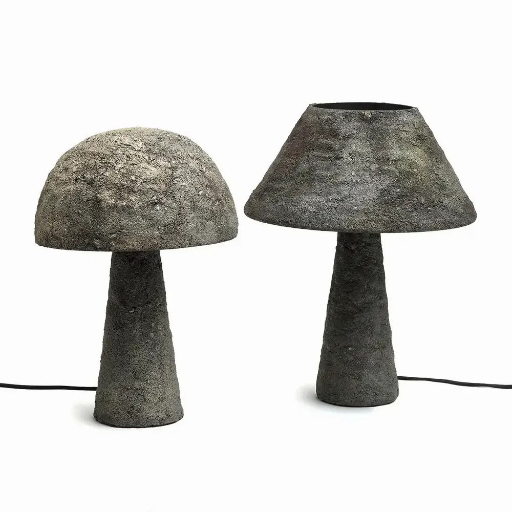 Lampes de table - La Lampe De Table Concrete Mushroom - BAZAR BIZAR LIVING