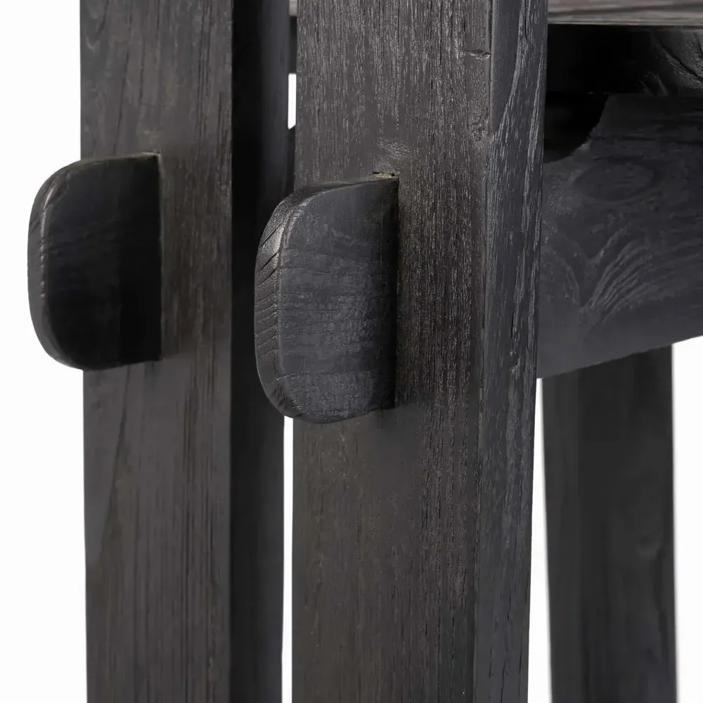 Stools - The Sama Sama Barstool - Black - BAZAR BIZAR LIVING