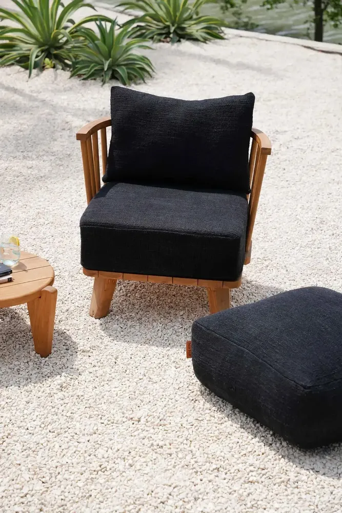 Fauteuils - Le Fauteuil Une Place Malawi - Naturel Noir - BAZAR BIZAR LIVING