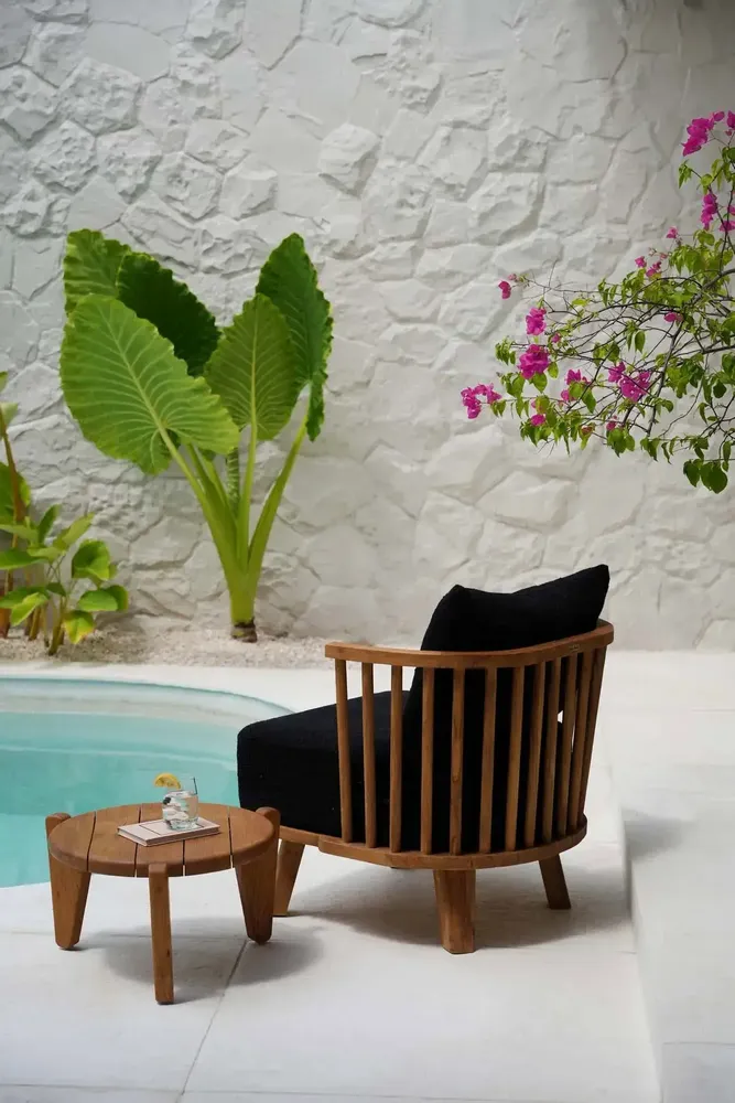 Fauteuils - Le Fauteuil Une Place Malawi - Naturel Noir - BAZAR BIZAR LIVING