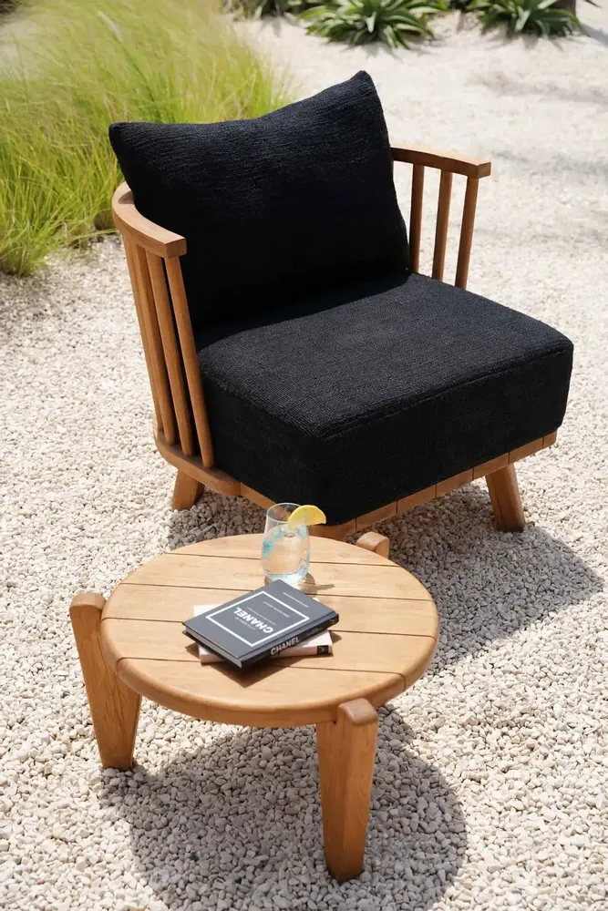 Fauteuils - Le Fauteuil Une Place Malawi - Naturel Noir - BAZAR BIZAR LIVING