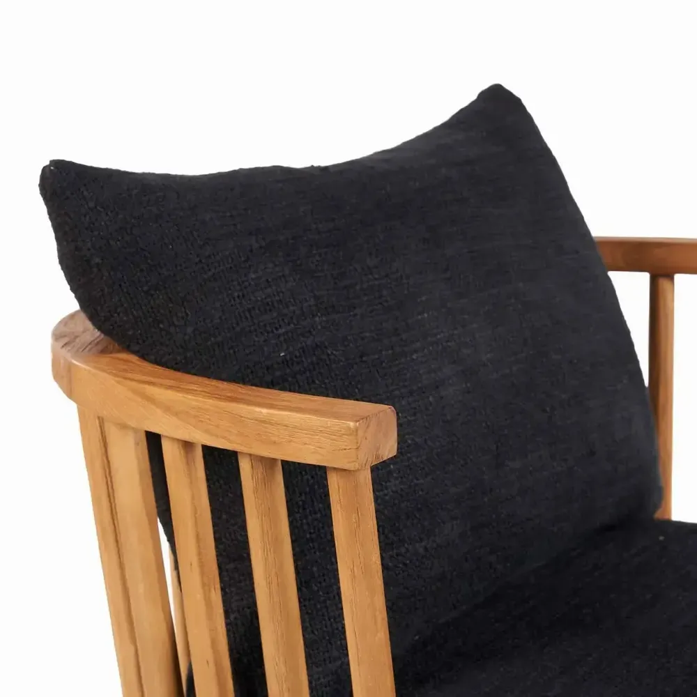 Fauteuils - Le Fauteuil Une Place Malawi - Naturel Noir - BAZAR BIZAR LIVING