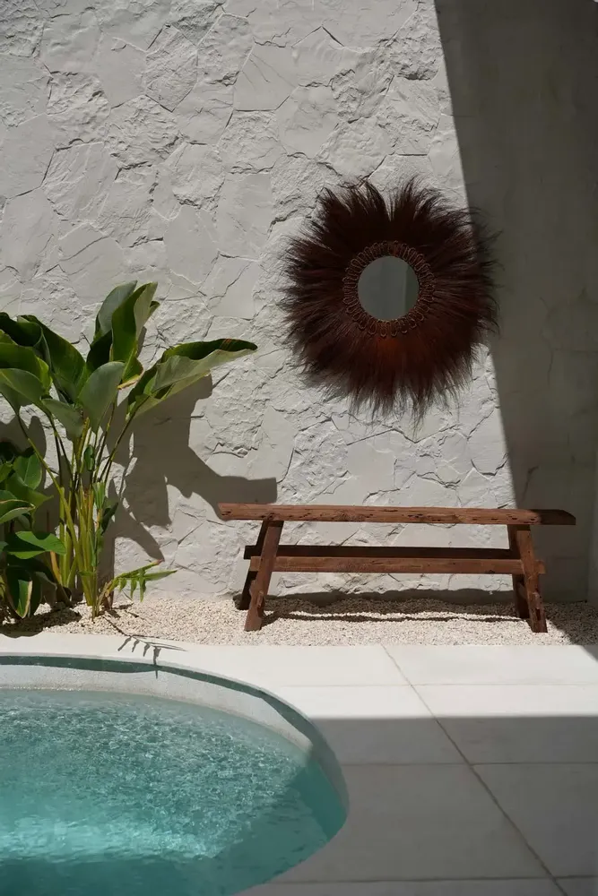 Decorative objects - The Beauteous Rustic Bench - Natural - BAZAR BIZAR LIVING