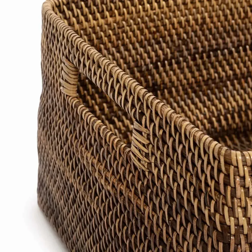 Shopping baskets - The Colonial Magazine Basket - Natural Brown - S - BAZAR BIZAR LIVING