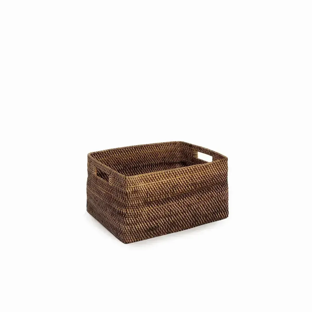 Shopping baskets - The Colonial Magazine Basket - Natural Brown - S - BAZAR BIZAR LIVING
