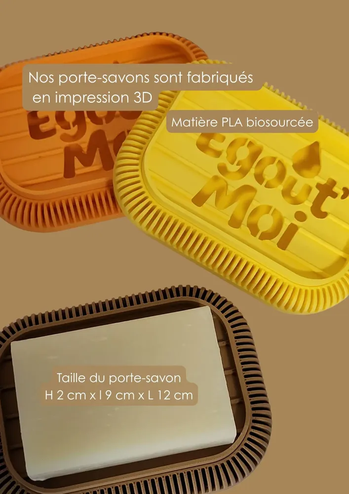 Kitchen utensils - 3D soap holder for kitchen or bathroom - Made in France - CRÉA-TH