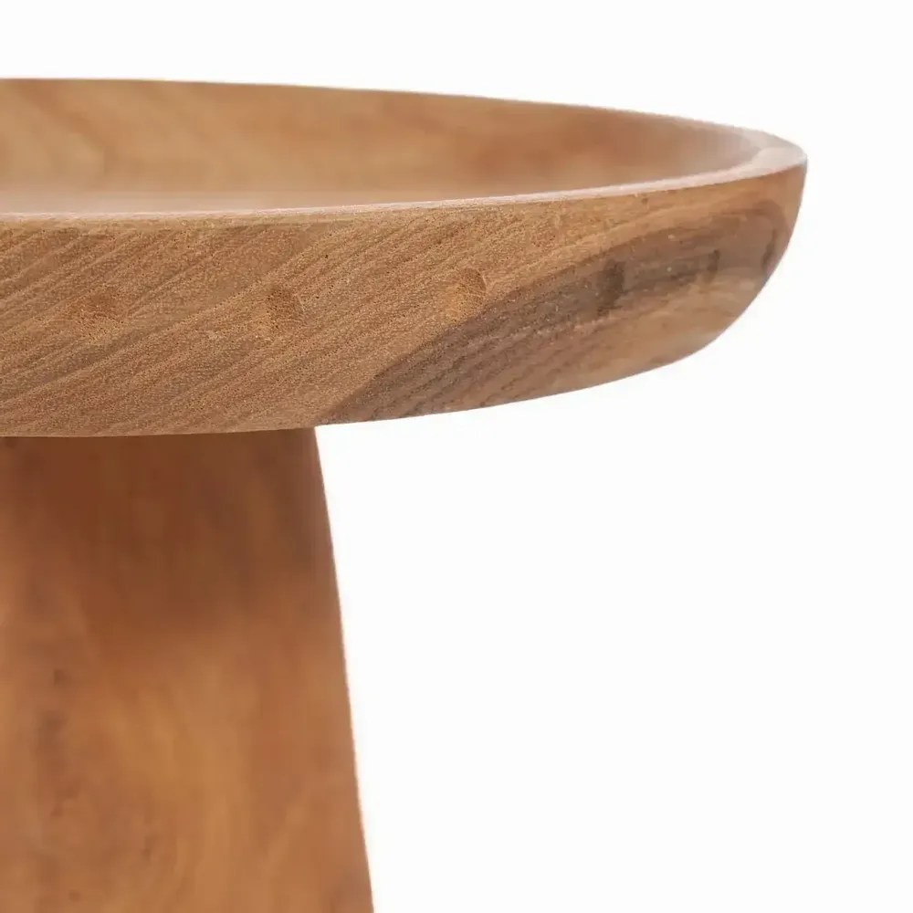 Platter and bowls - The Titik Cake Dish - Natural - BAZAR BIZAR LIVING