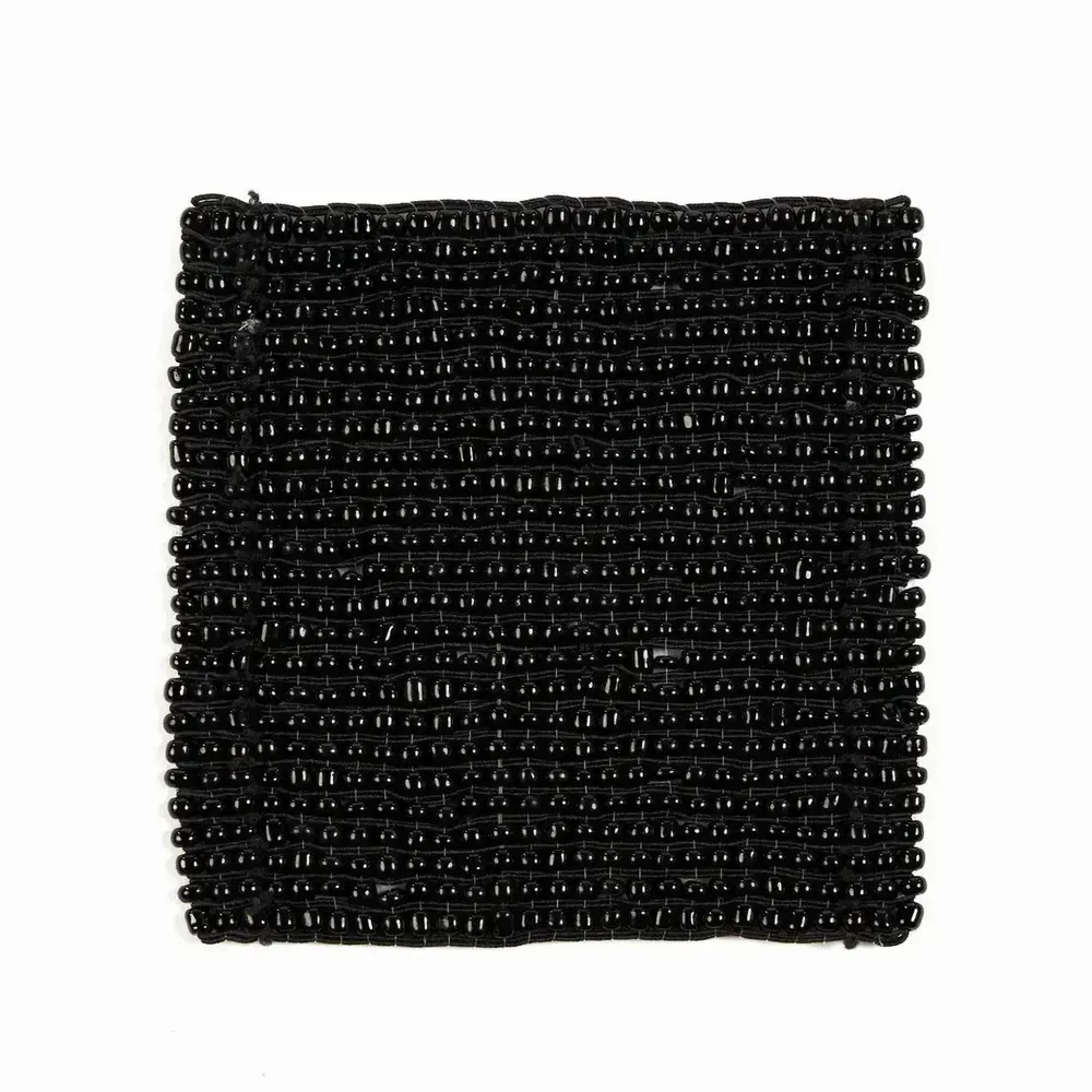 Verres - Le Sous-Verre Perles - Noir - BAZAR BIZAR LIVING