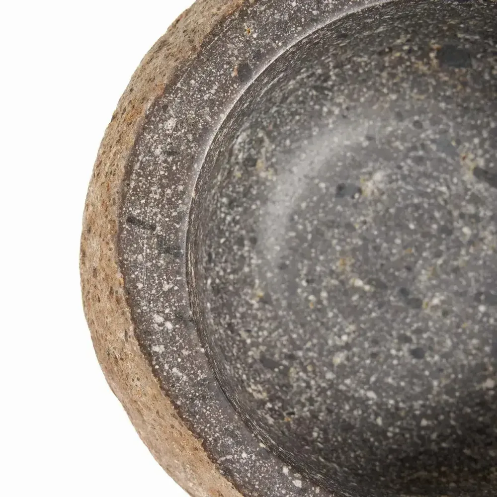 Mugs - The River Stone Bowl - Black - M - BAZAR BIZAR LIVING