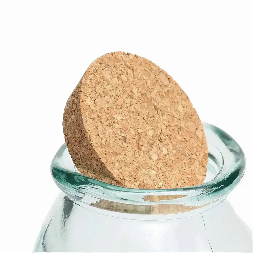 Glass - The Belly Glass Pot - Blue - S - BAZAR BIZAR LIVING