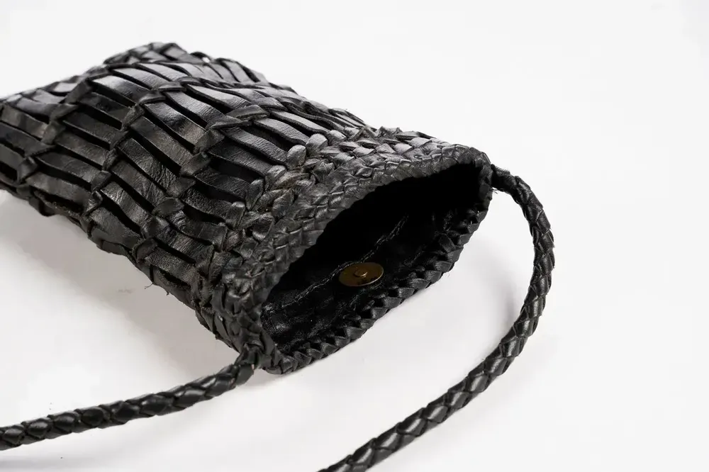 Bags and totes - The Dial Diva Phone Bag - Black - BAZAR BIZAR LIVING