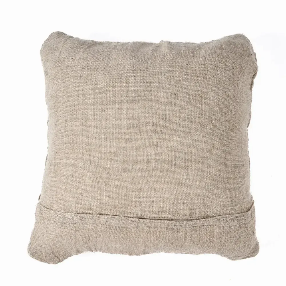 Fabric cushions - The Linen Crosier Cushion Cover - Natural - BAZAR BIZAR LIVING