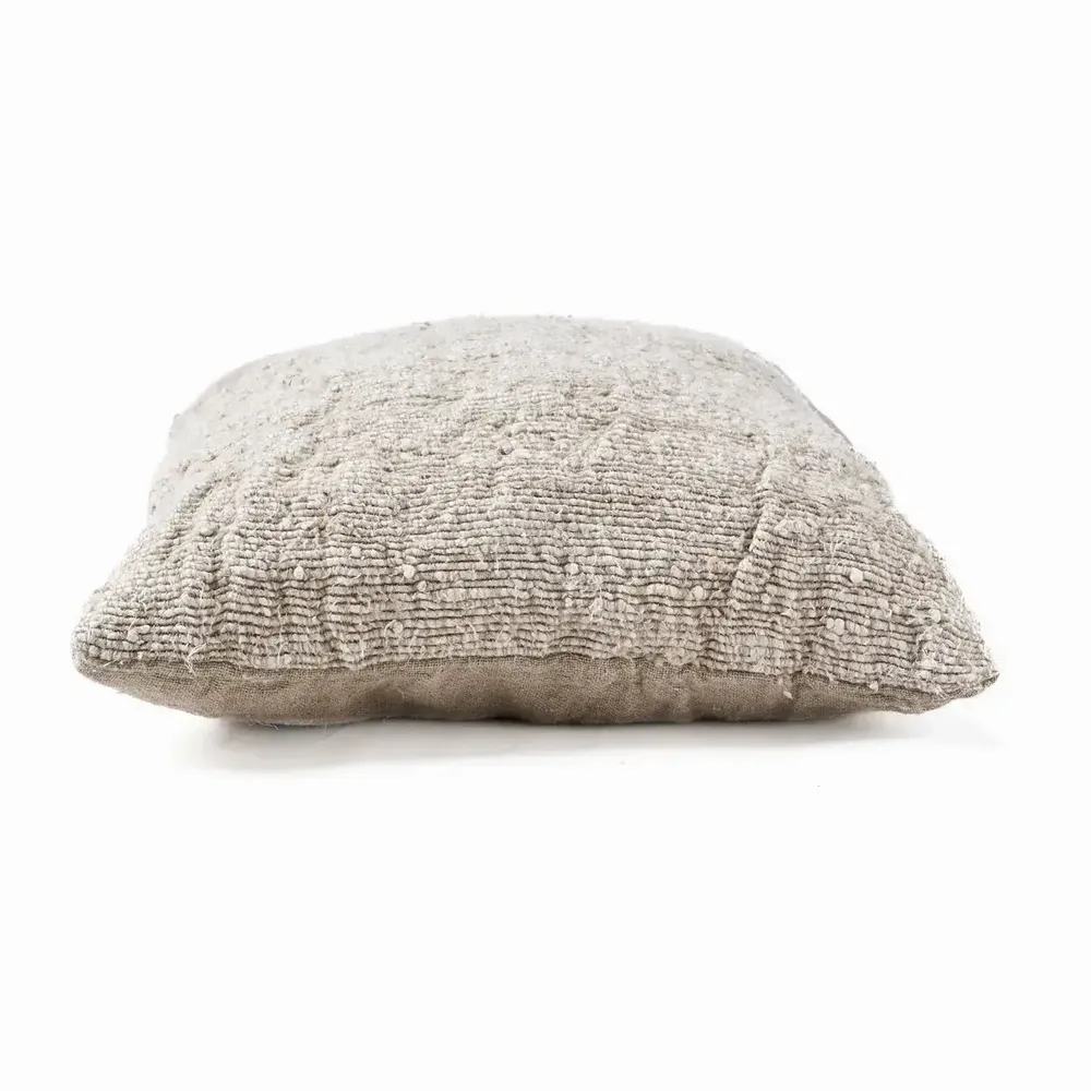 Fabric cushions - The Linen Edit Cushion Cover - Natural - BAZAR BIZAR LIVING