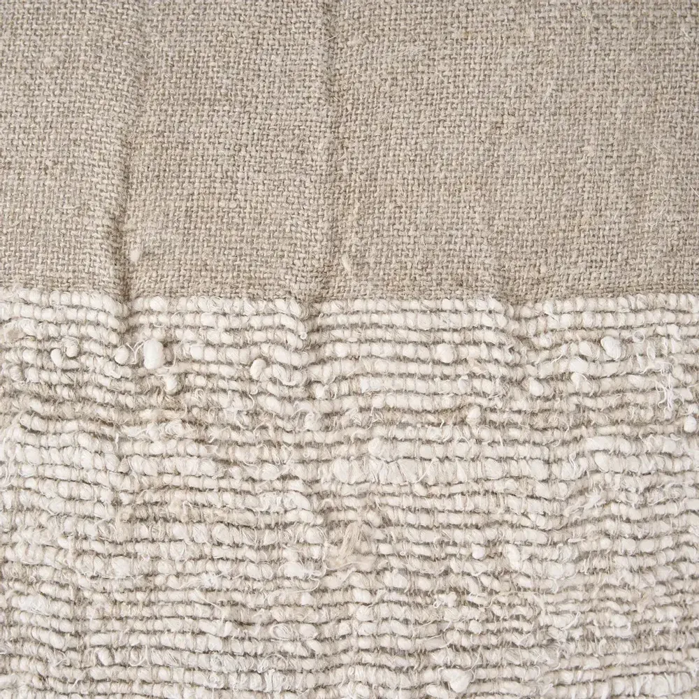 Fabric cushions - The Linen Edit Cushion Cover - Natural - BAZAR BIZAR LIVING