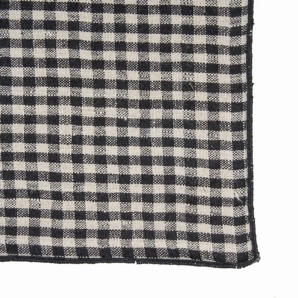 Serviettes - La Serviette Picknick - Naturel Noir - 45x45 - BAZAR BIZAR LIVING