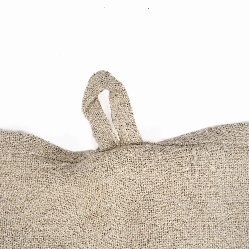 Torchons - Le Torchons Linen Moody - Noir Naturel - 50x70 - BAZAR BIZAR LIVING