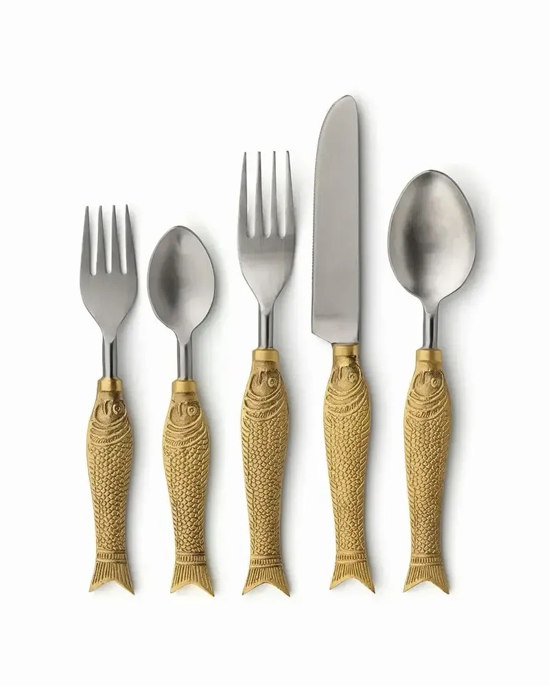 Couverts de service - La Cuillère Fish Shaped - L - BAZAR BIZAR LIVING