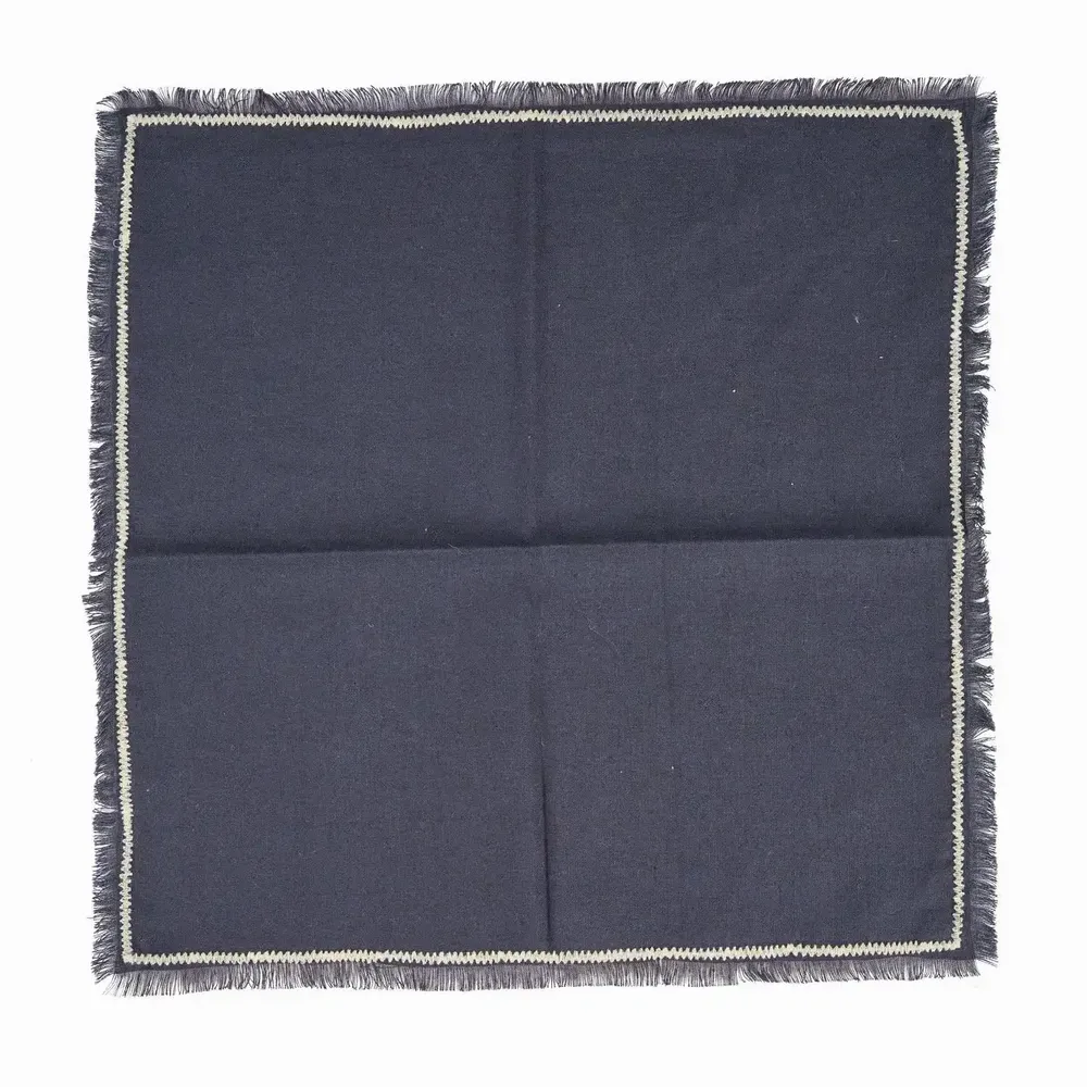 Serviettes - La Serviette Tuscany - Noir Naturel - 45x45 - BAZAR BIZAR LIVING