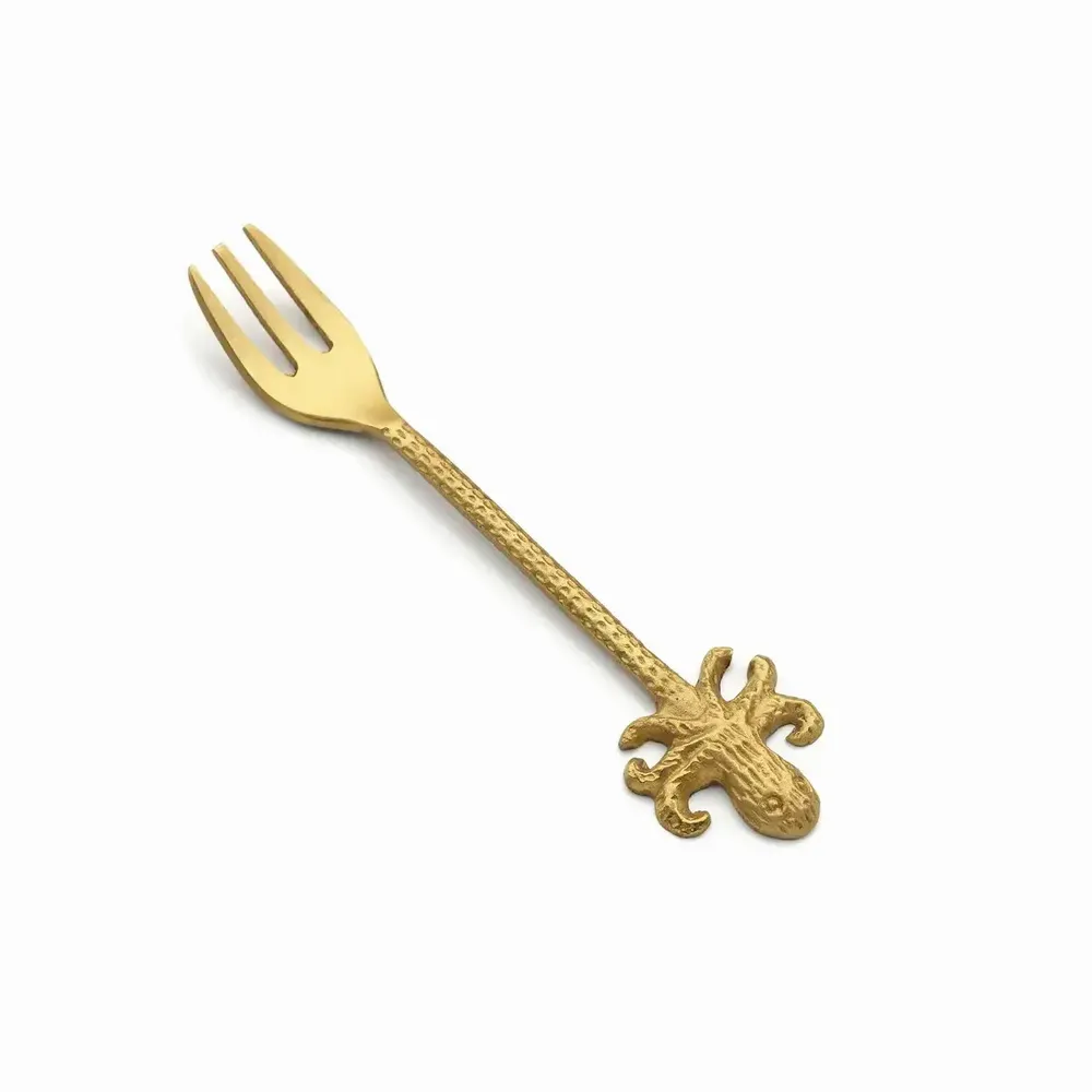 Fourchettes - La Fourchette Octopus - Or - S - BAZAR BIZAR LIVING