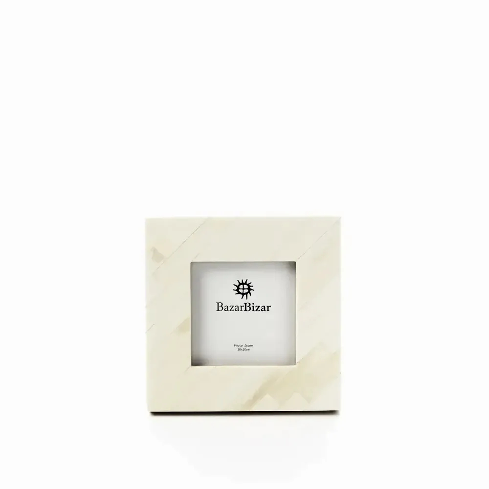 Cadres - Le Nomad Ivory Frame - Blanc Crème - 10x10 - BAZAR BIZAR LIVING