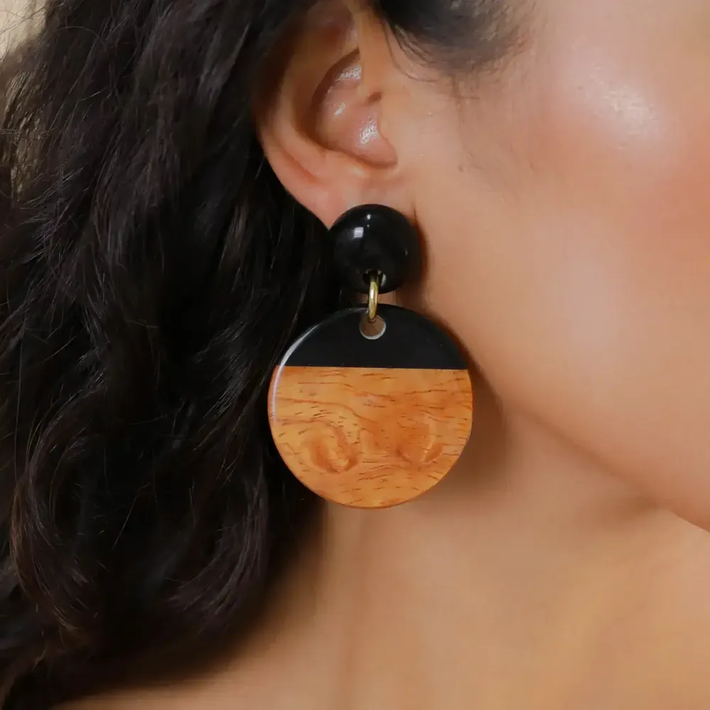 Jewelry - Gypsy post earrings - Cannelle - NATURE BIJOUX