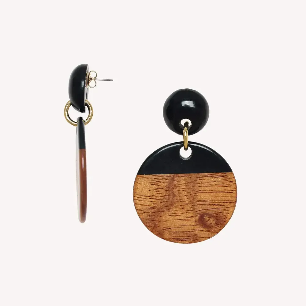 Jewelry - Gypsy post earrings - Cannelle - NATURE BIJOUX