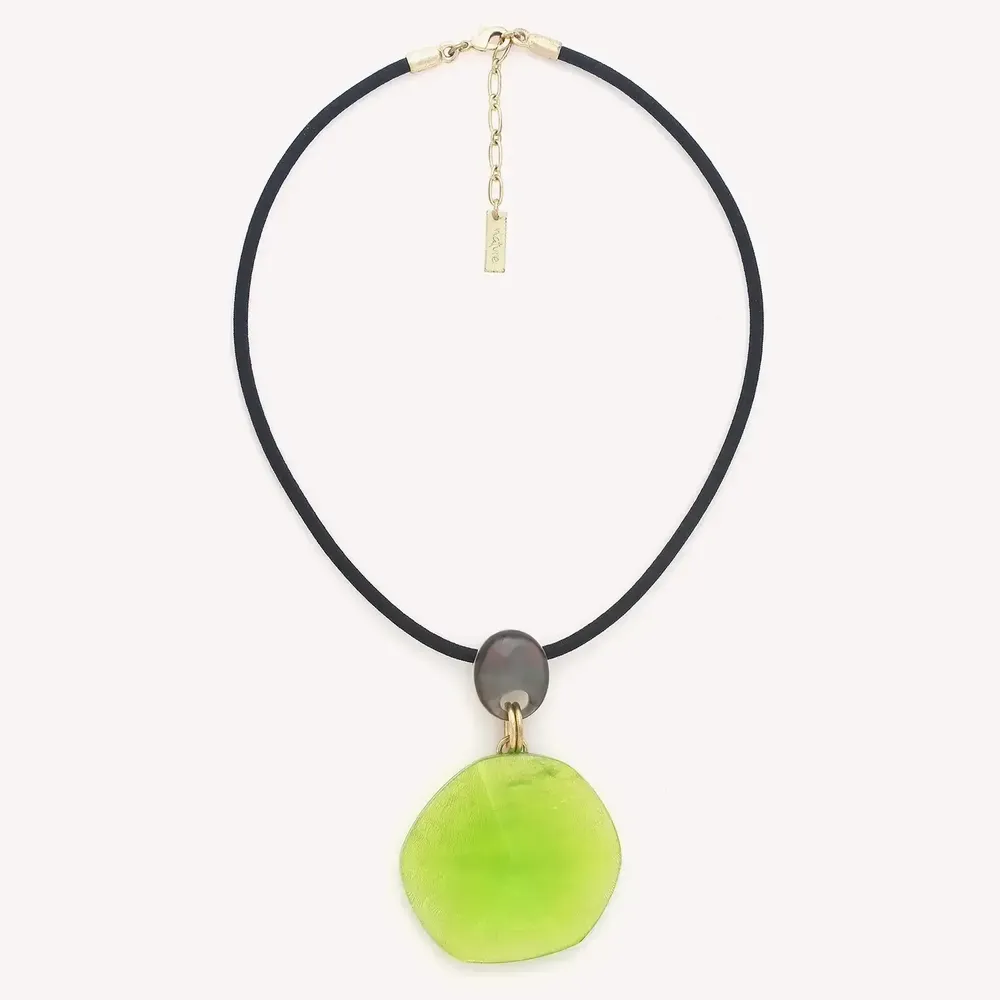 Jewelry - Black lip & capiz pendant necklace - Combava - NATURE BIJOUX