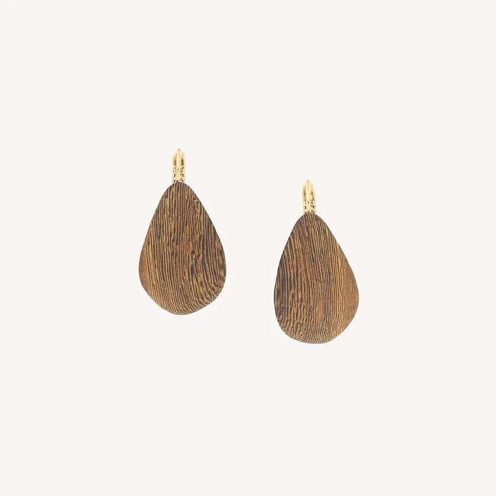 Jewelry - Small french hook earrings robles petal - Fioria - NATURE BIJOUX
