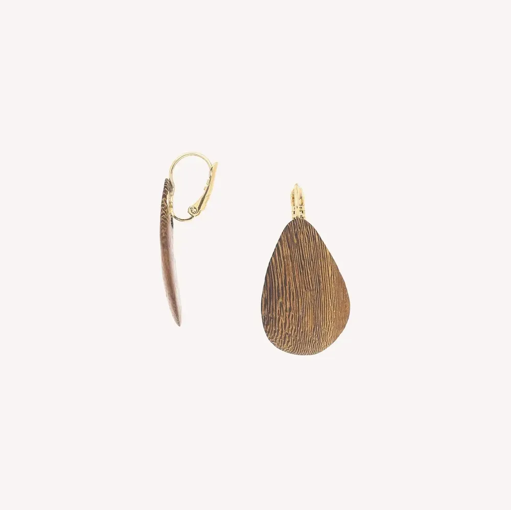 Jewelry - Small french hook earrings robles petal - Fioria - NATURE BIJOUX