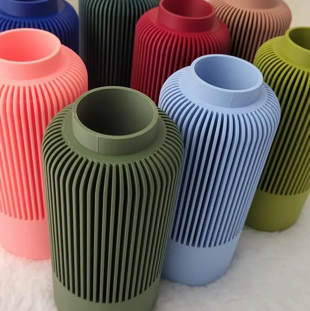 Vases - Triplette of interlocking 3D vases - Designer interior decoration - CRÉA-TH