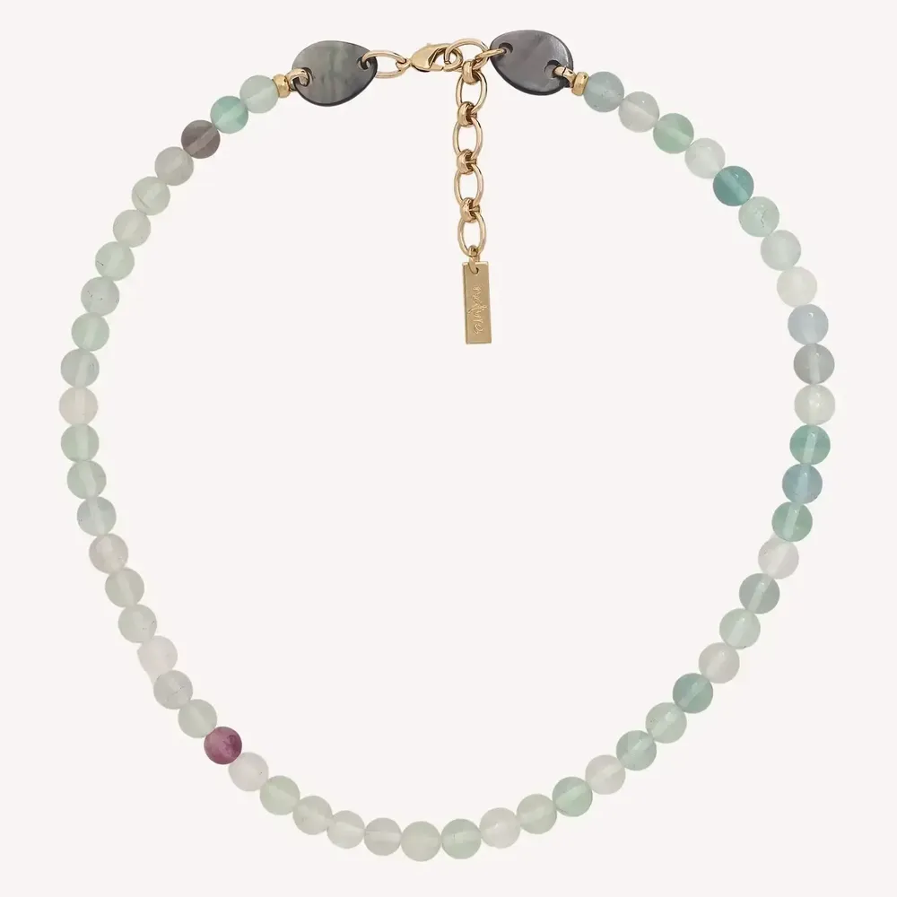 Jewelry - Simple adjustable fluorite necklace - Fluorite - NATURE BIJOUX