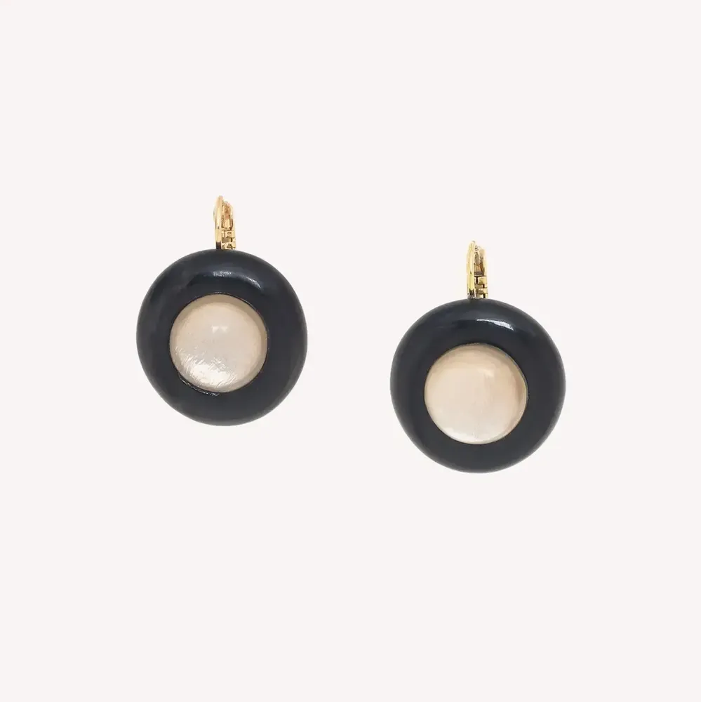 Jewelry - Small round french hook earrings - Saint Honore - NATURE BIJOUX