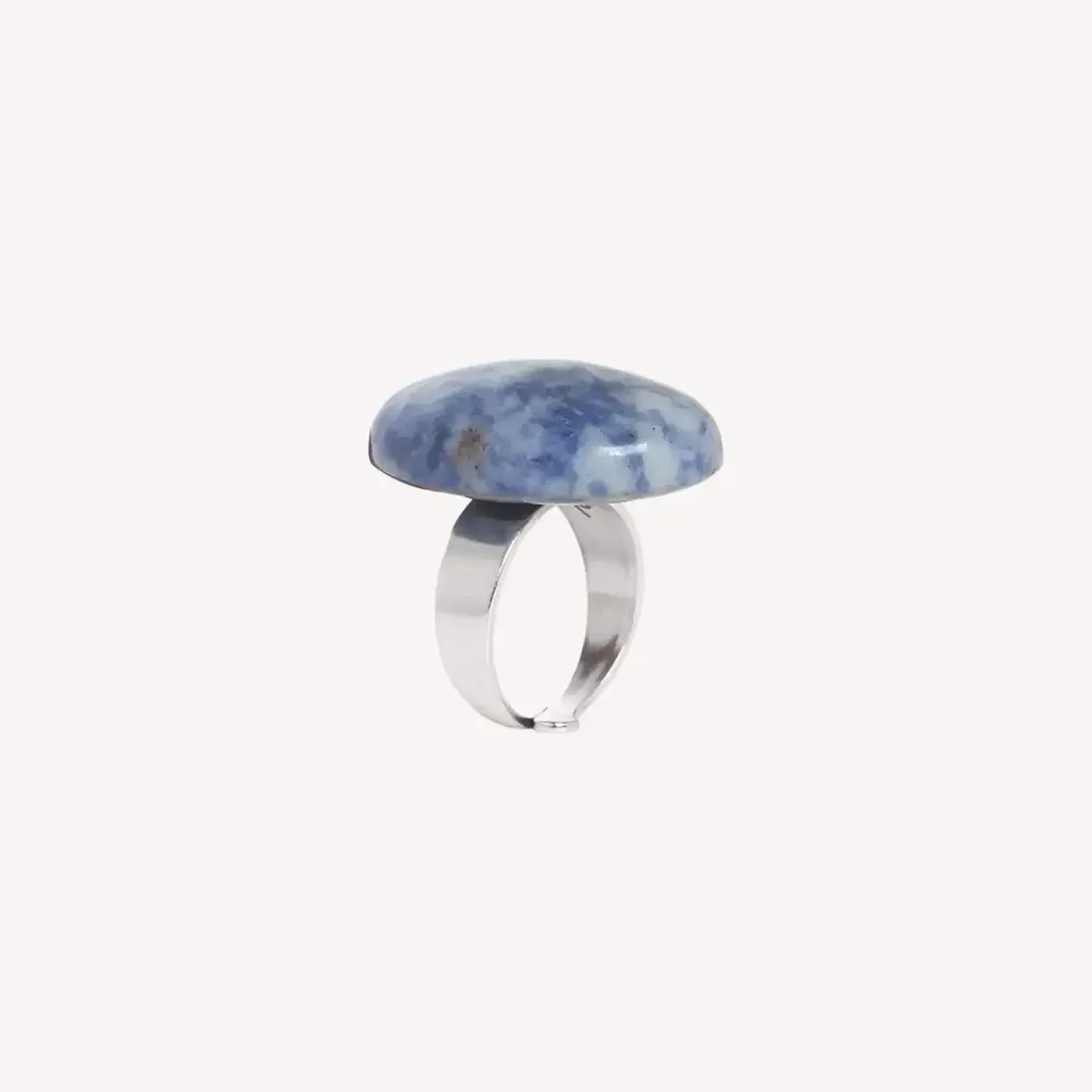 Jewelry - Adjustable sodalite ring - Skala - NATURE BIJOUX