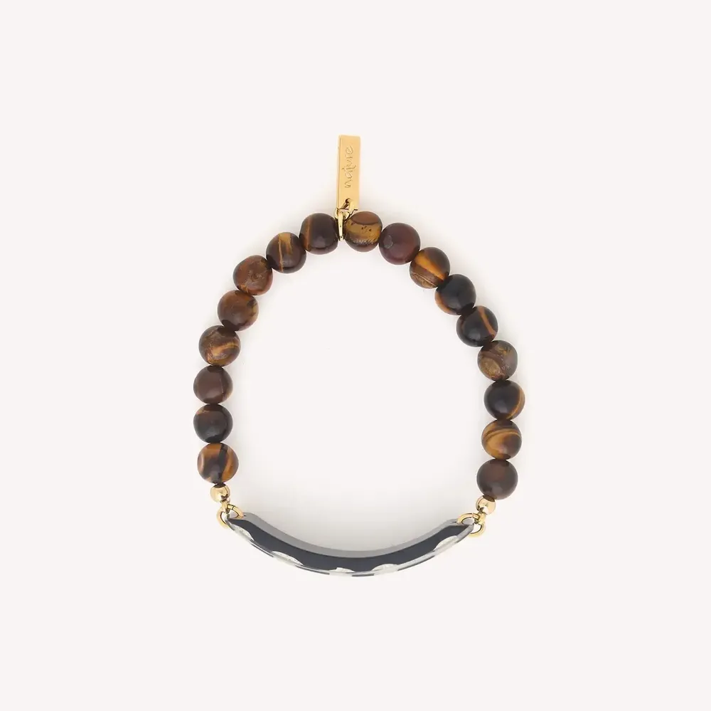 Jewelry - Simple stretch bracelet - Zebra - NATURE BIJOUX
