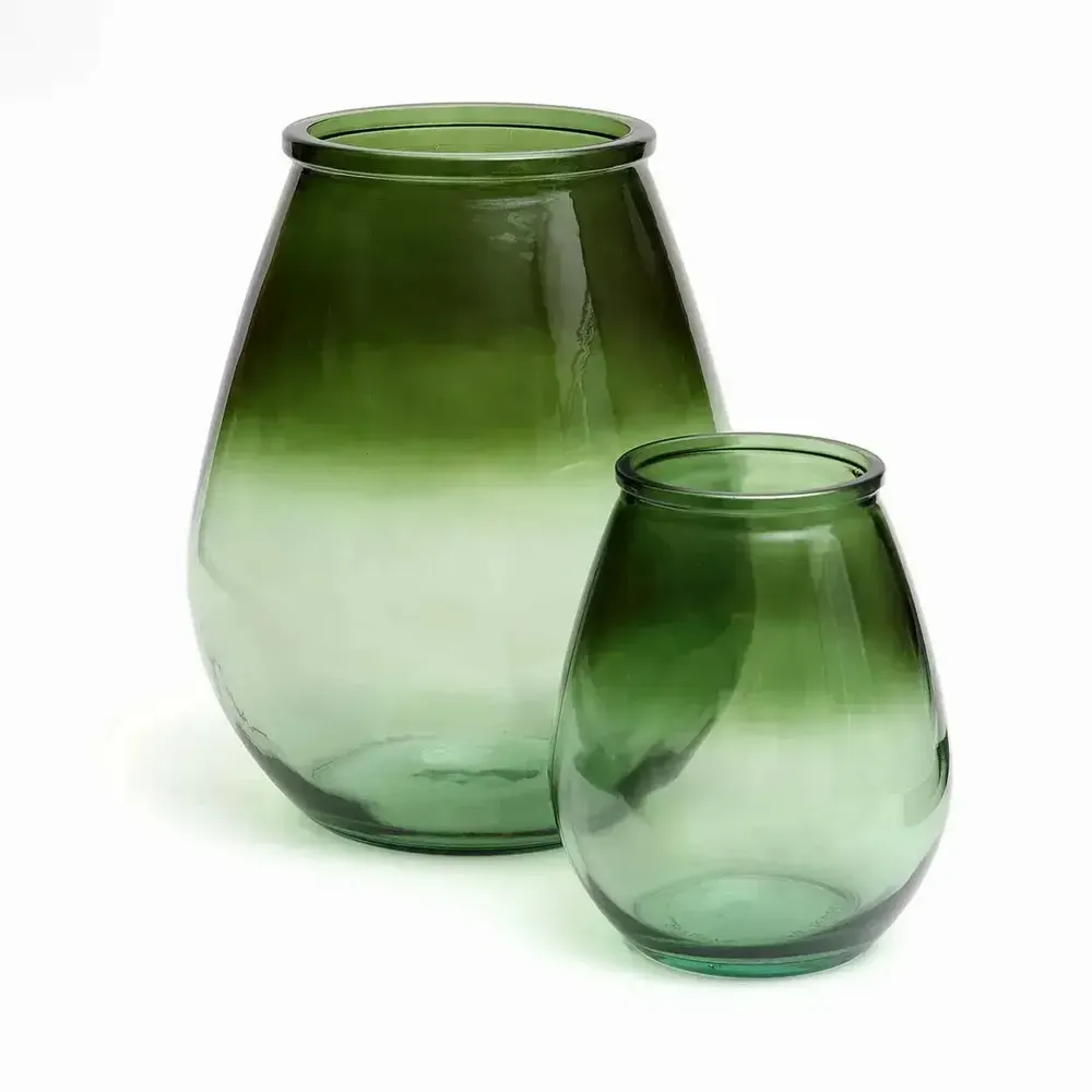 Vases - Le Vase Qiezi - Vert - L - BAZAR BIZAR LIVING