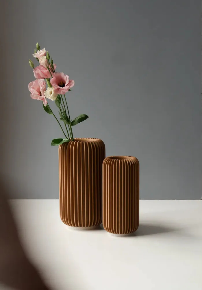 Vases - VASE L - COLLECTION VORENA - MENDELEK STUDIO