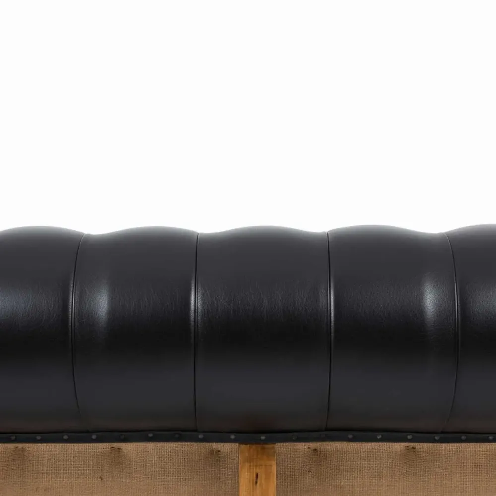 Canapés pour collectivités - Chesterfield Essence Black|Canapé et fauteuil - CREARTE COLLECTIONS