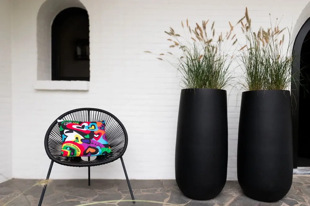 Garden textiles - Hearts Outdoor Pillow 60x60 - Designed by Juan de Lascurain - ARTDECORIS