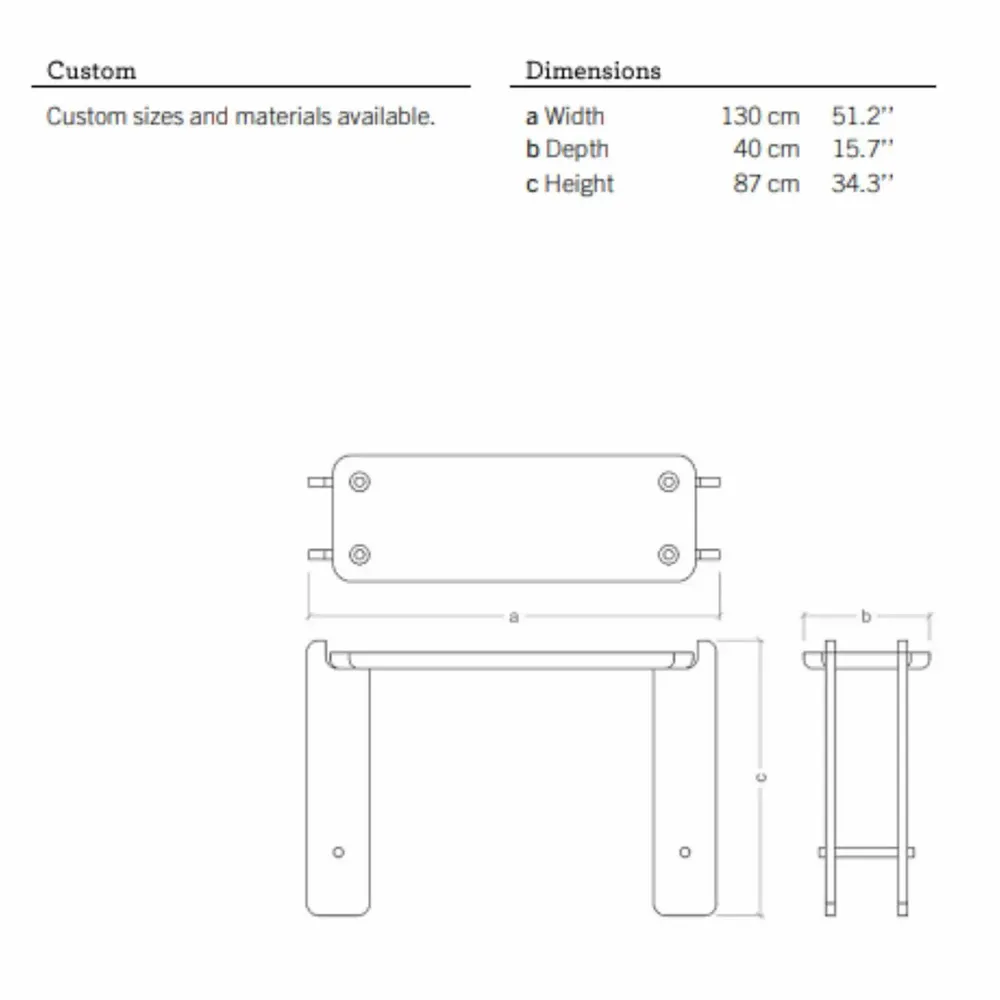 Consoles - Console Ipanema En Bois Laqué Haute Brillance Avec Effet Ombré Et Étails En Bronze Clair - DUISTT