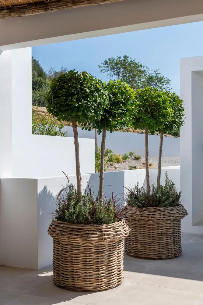 Objets de décoration - Planter basket Hendrik - GOMMAIRE