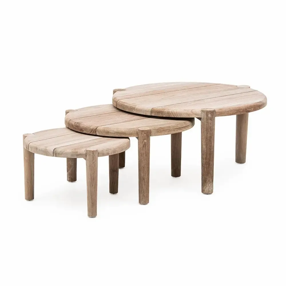 Tables de jardin - Coffee Table Floor set of 3 - GOMMAIRE