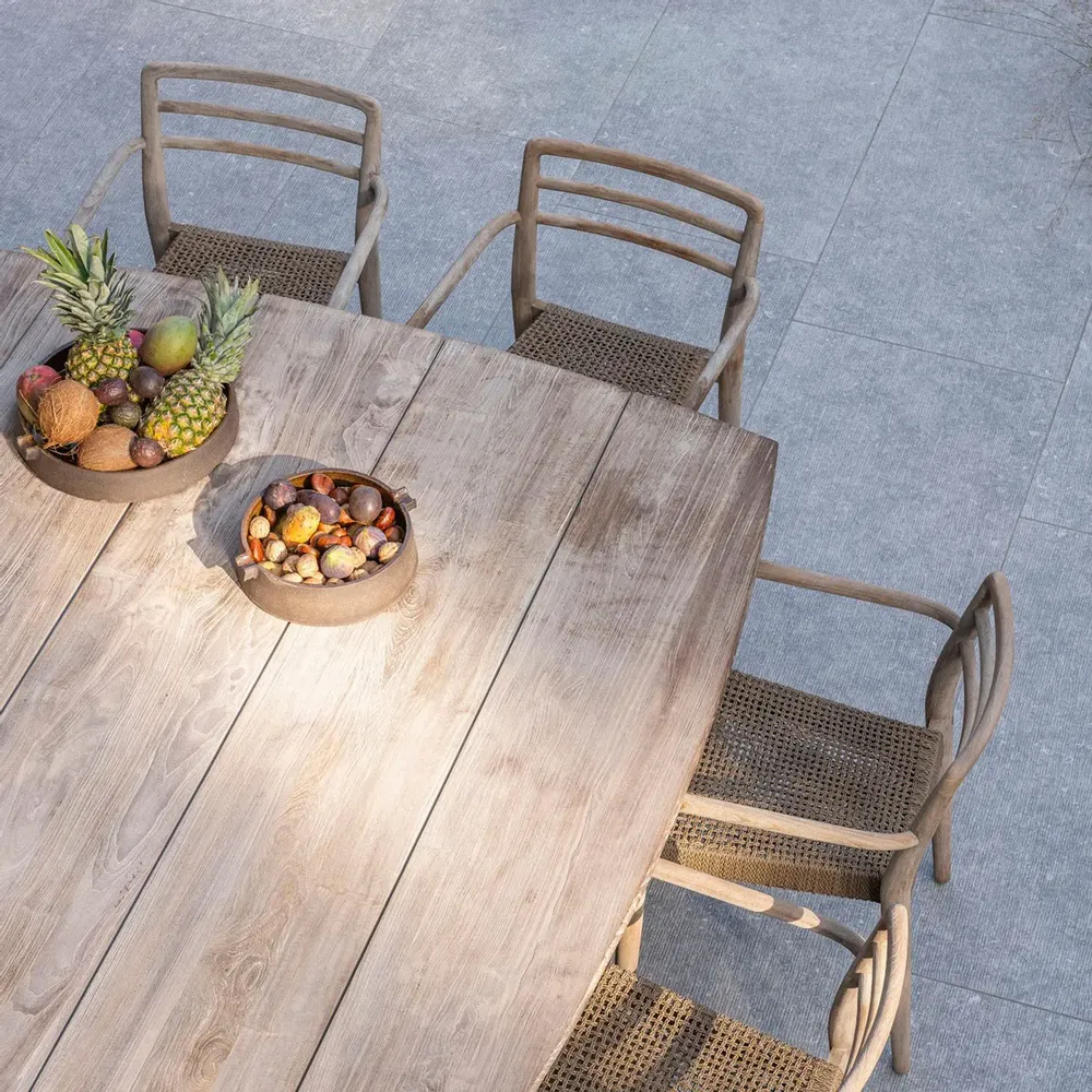 Lawn tables - Square Table Miguel - GOMMAIRE