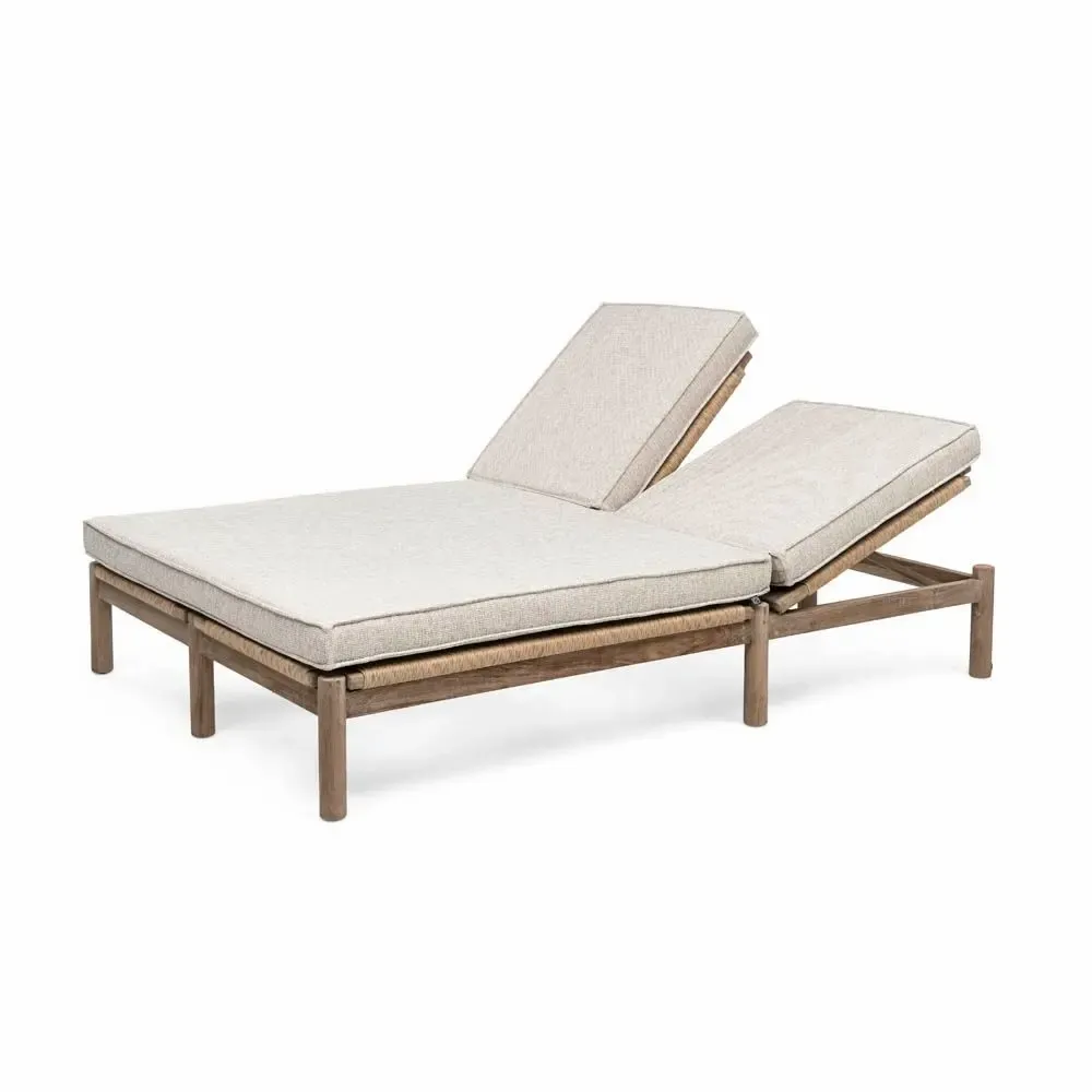 Deck chairs - Double Sunlounger Mieke - GOMMAIRE
