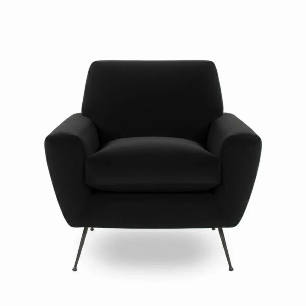 Armchairs - Diamond Contemporain Black | Armchair - CREARTE COLLECTIONS