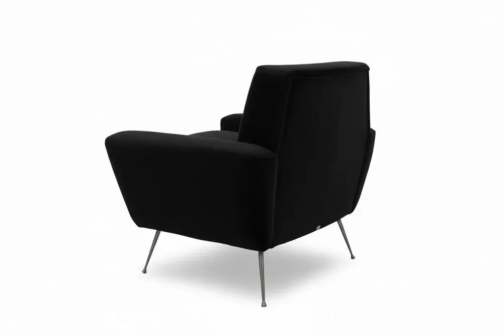 Lounge chairs for hospitalities & contracts - Diamond Contemporain Black | Armchair - CREARTE COLLECTIONS