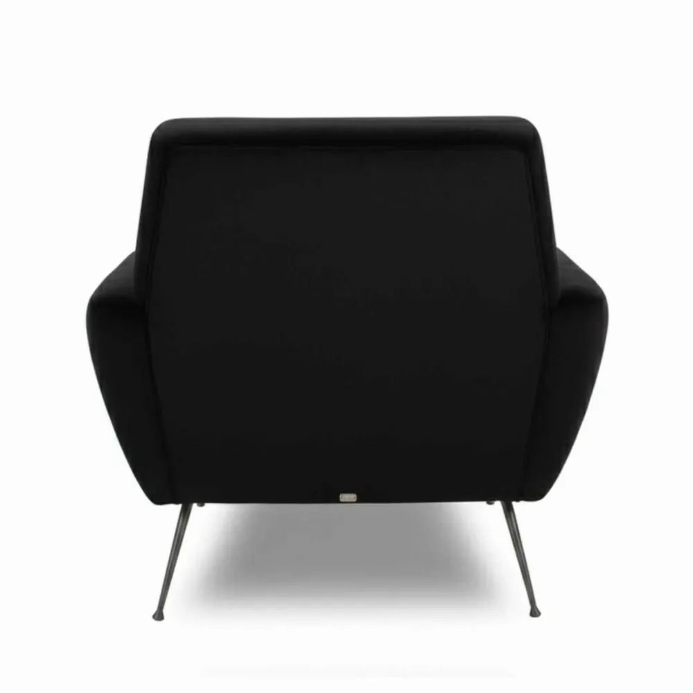 Lounge chairs for hospitalities & contracts - Diamond Contemporain Black | Armchair - CREARTE COLLECTIONS