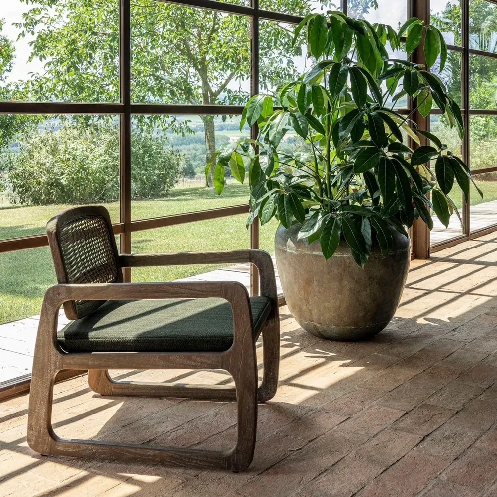 Lounge chairs - Easy chair Sally Open Weave - GOMMAIRE