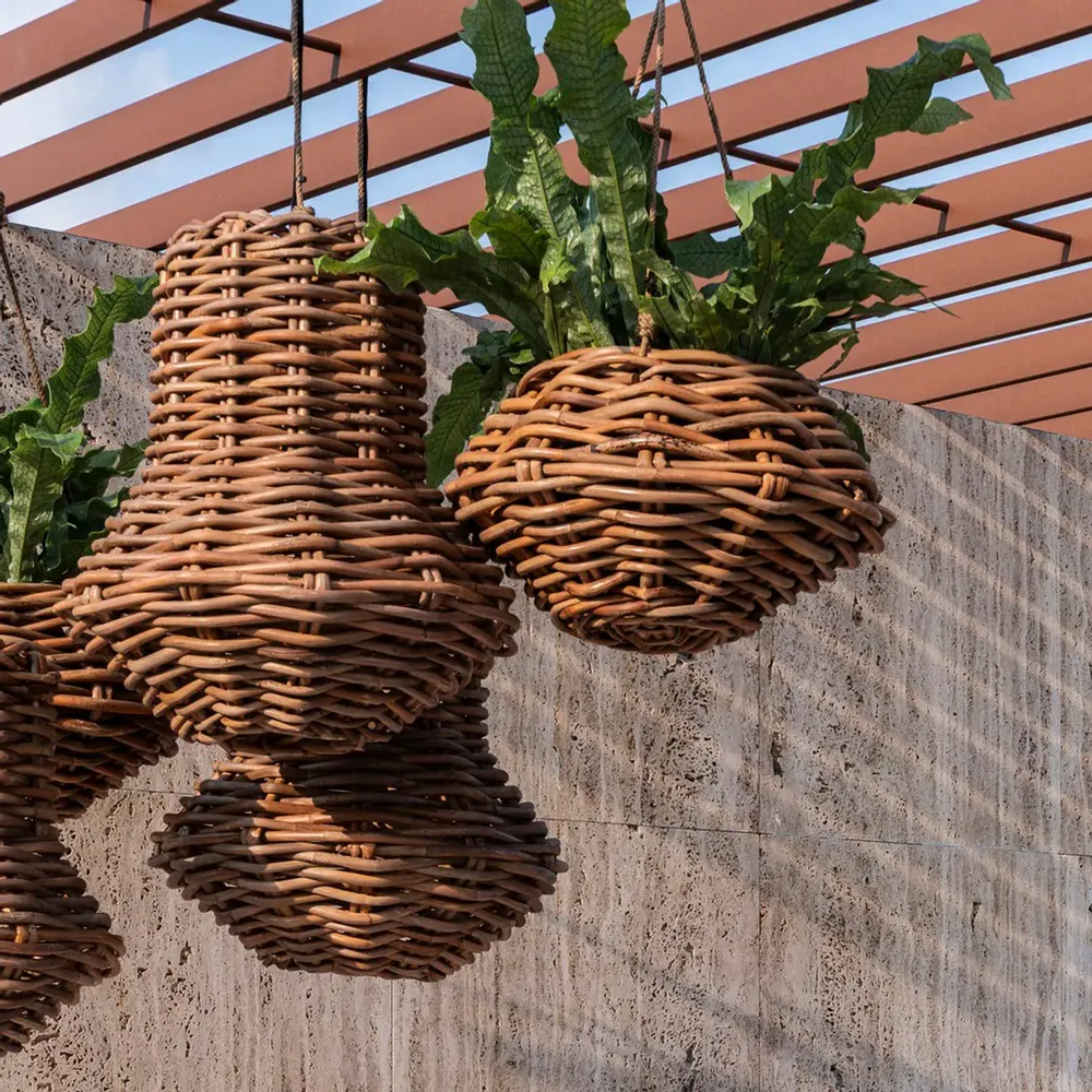 Outdoor decorative accessories - Hanging Basket Disc - GOMMAIRE