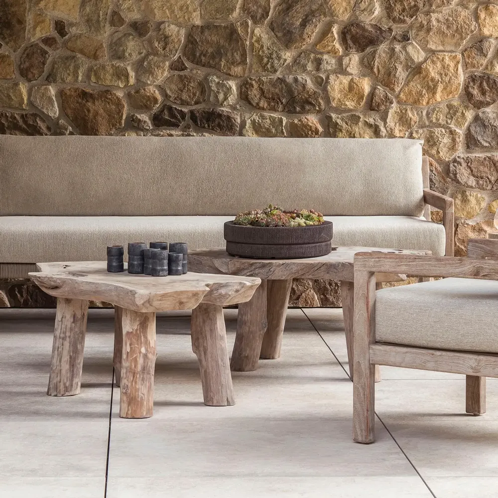 Lawn tables - Coffee Table Natural Shape - GOMMAIRE