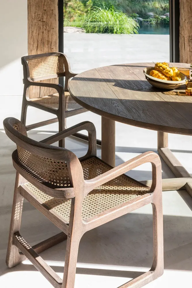 Armchairs - Armchair Sally Open Weave - GOMMAIRE